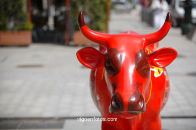 Cow Parade 2007 (Alameda de Vigo). 