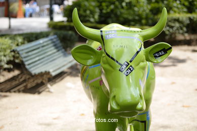 Cow Parade 2007 (Alameda de Vigo). 