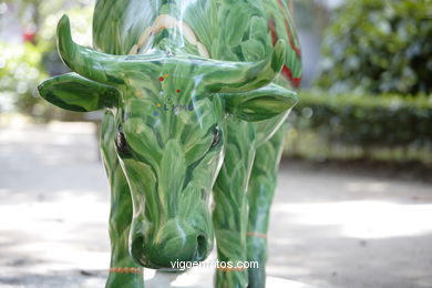Cow Parade 2007 (Alameda de Vigo). 