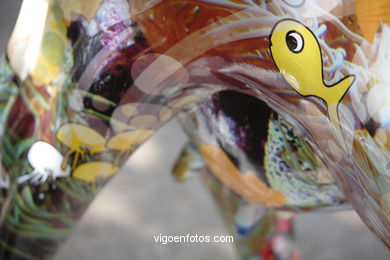 Cow Parade 2007 (Alameda de Vigo). 