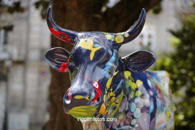 Cow Parade 2007 (Cowparade in Vigo, Spain).
