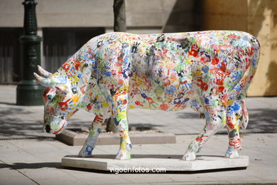 Cow Parade 2007 (Cowparade in Vigo, Spain).