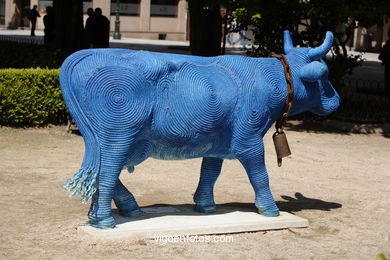 Cow Parade 2007 (Cowparade in Vigo, Spain).