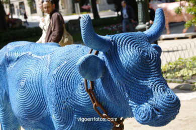 Cow Parade 2007 (Cowparade in Vigo, Spain).