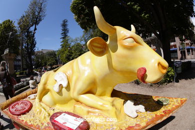 Cow Parade 2007 (Cowparade in Vigo, Spain).