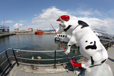 Cow Parade 2007 (Cowparade in Vigo, Spain).