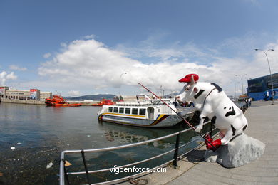 Cow Parade 2007 (Cowparade in Vigo, Spain).