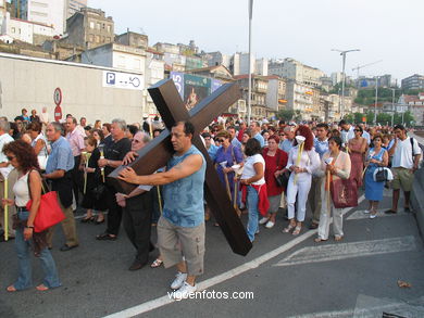 Procesión del Cristo de la Victoria 2004.