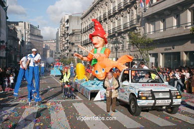 Flowers battle. Vigo (Spain)
- (Map location).