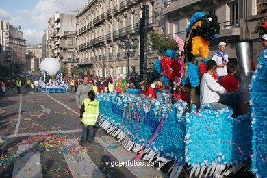Flowers battle. Vigo (Spain)
- (Map location).