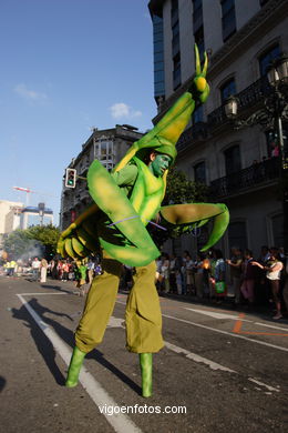 Fiesta de la batalla de las flores de Vigo (09/06/2006).