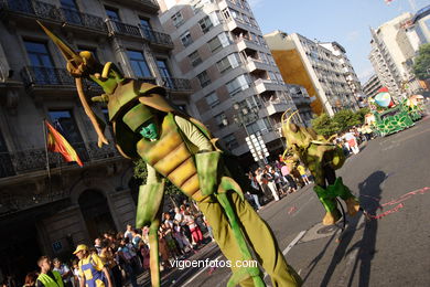 Fiesta de la batalla de las flores de Vigo (09/06/2006). 