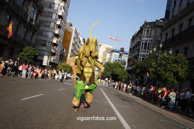 Fiesta de la batalla de las flores de Vigo (09/06/2006).