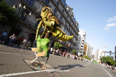 Fiesta de la batalla de las flores de Vigo (09/06/2006).