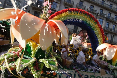 Fiesta de la batalla de las flores de Vigo (09/06/2006).