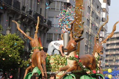 Fiesta de la batalla de las flores de Vigo (09/06/2006).