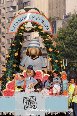 Fiesta de la batalla de las flores de Vigo (09/06/2006).