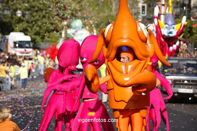 Fiesta de la batalla de las flores de Vigo (05/05/2007).