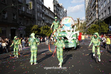 Fiesta de la batalla de las flores de Vigo (05/05/2007).