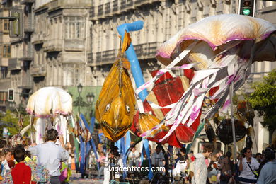 Fiesta de la batalla de las flores de Vigo (05/05/2007). 