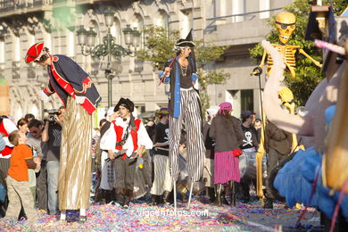 Fiesta de la batalla de las flores de Vigo (05/05/2007). 