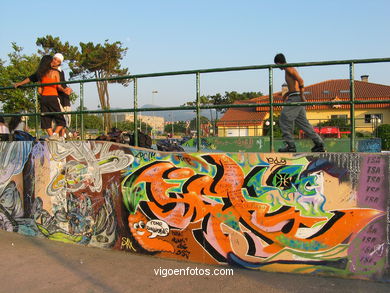 Graffiti en Samil. 