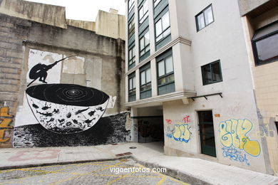 Graffiti en calle Dr Carlos Colmeiro Laforet. 