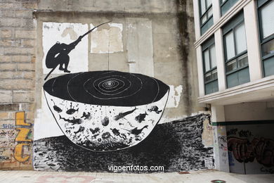 Graffiti en calle Dr Carlos Colmeiro Laforet. 