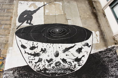 Graffiti en calle Dr Carlos Colmeiro Laforet. 