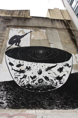 Graffiti en calle Dr Carlos Colmeiro Laforet. 