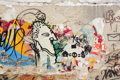 Graffiti en calle Dr Carlos Colmeiro Laforet. 