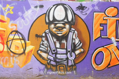 Graffiti en calle Dr Carlos Colmeiro Laforet.