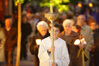 Procesi�n de Semana Santa 2008. Procesi�n del Santo Entierro de Viernes Santo.  Vigo (21/03/2008). 