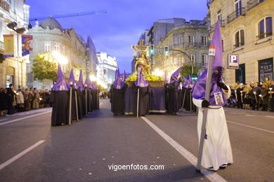 Procesión de Semana Santa 2008. Procesión del Santo Entierro de Viernes Santo. Vigo (21/03/2008).