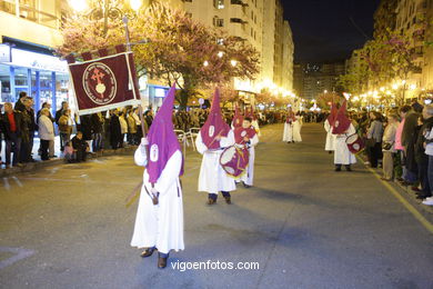 Procesión de Semana Santa 2008. Procesión de la Virgen de la Soledad de Viernes Santo. Vigo (21/03/2008).