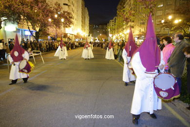 Procesión de Semana Santa 2008. Procesión de la Virgen de la Soledad de Viernes Santo. Vigo (21/03/2008).