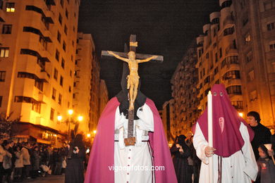 Procesión de Semana Santa 2008. Procesión de la Virgen de la Soledad de Viernes Santo. Vigo (21/03/2008).