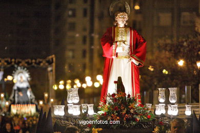 Procession of easter 2008. Virgen de la Soledad. 
