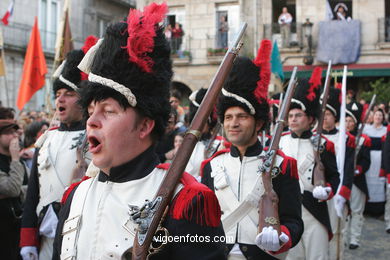 Reconquers of Vigo 2005 celebration. 