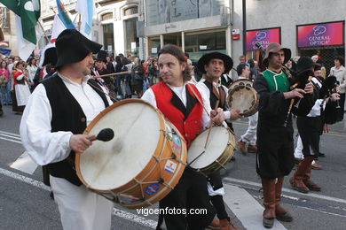 Reconquers of Vigo 2005 celebration. 