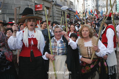 Fiesta de la Reconquista de Vigo 2005 - Representación de la guerra de la Independencia contra los franceses..