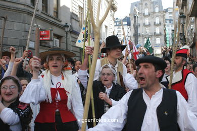 Fiesta de la Reconquista de Vigo 2005 - Representación de la guerra de la Independencia contra los franceses..