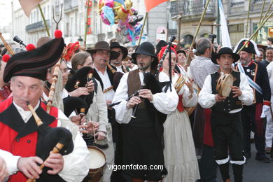 Fiesta de la Reconquista de Vigo 2005 - Representación de la guerra de la Independencia contra los franceses..