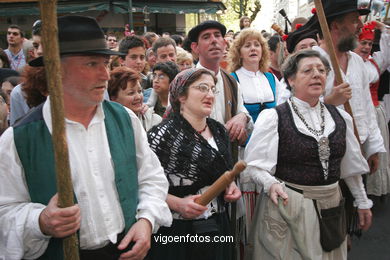 Fiesta de la Reconquista de Vigo 2005 - Representación de la guerra de la Independencia contra los franceses..