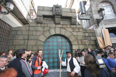 Fiesta de la Reconquista de Vigo 2005 - Representación de la guerra de la Independencia contra los franceses..