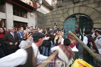 Fiesta de la Reconquista de Vigo 2005 - Representación de la guerra de la Independencia contra los franceses..