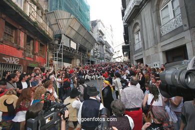 Fiesta de la Reconquista de Vigo 2005 - Representación de la guerra de la Independencia contra los franceses..