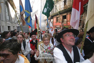 Fiesta de la Reconquista de Vigo 2005 - Representación de la guerra de la Independencia contra los franceses..