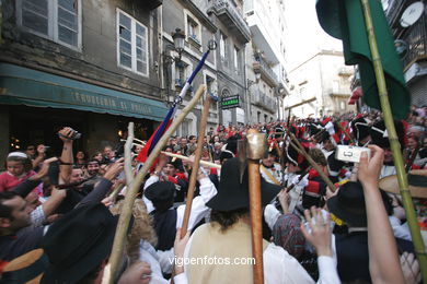 Fiesta de la Reconquista de Vigo 2005 - Representación de la guerra de la Independencia contra los franceses..