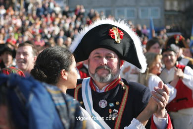 Reconquers of Vigo 2005 celebration. 